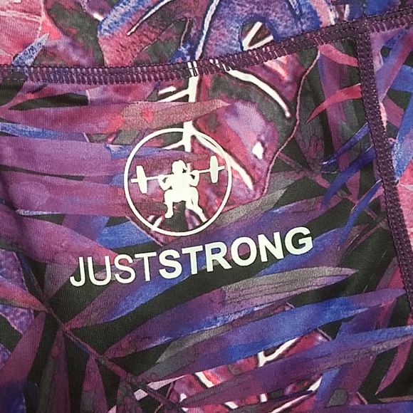 NWOT "Just Strong" brand leggings - Picture 2 of 4